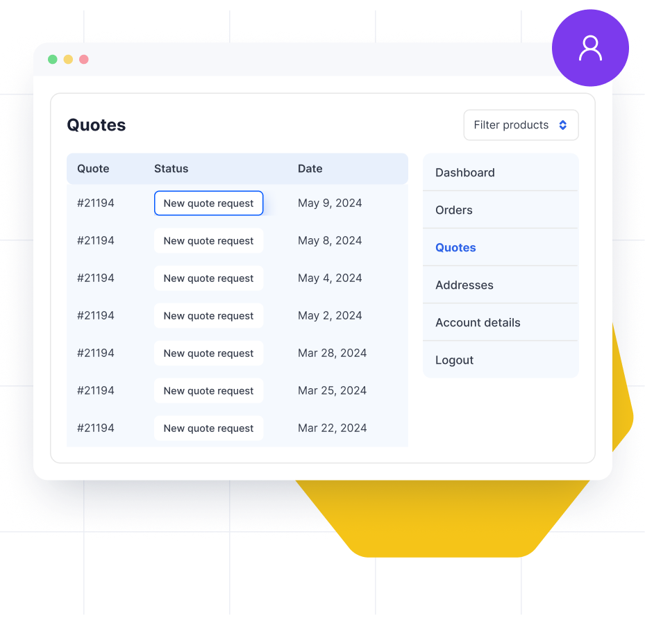Let Customers View and Manage Quotes Easily