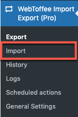 import-menu