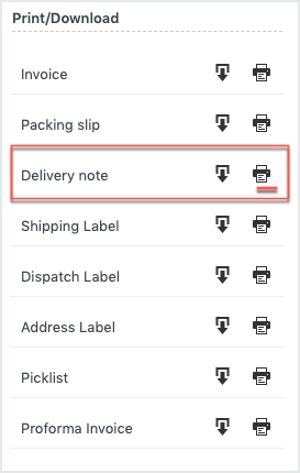 print-delivery-note