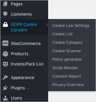 GDPR Cookie Consent-Modules