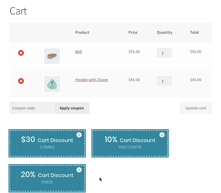 Smart Coupon for WooCommerce-combo coupon does not apply case