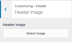 Header image customization