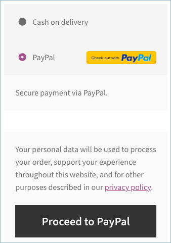 PayPal Credit/Debit Icons - Custom Image