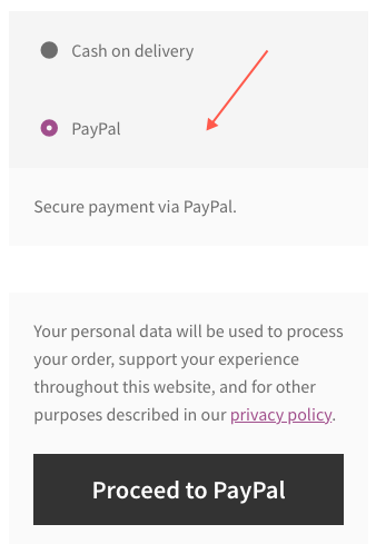 PayPal Credit/Debit Icons Removed