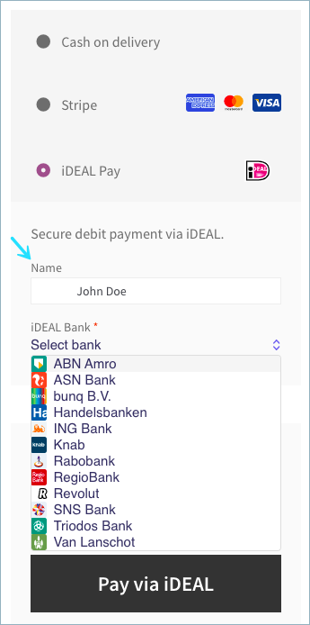 iDEAL - Banking Credentials