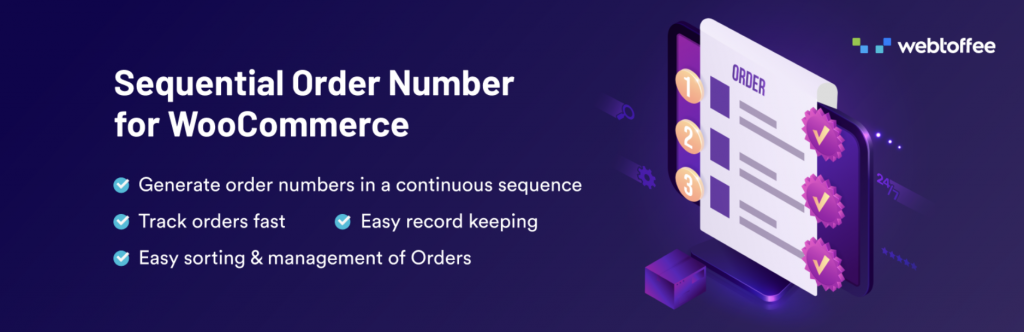 Sequential Order Numbers for WooCommerce (Free plugin)