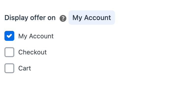 Display coupons on selected page - BOGO offers for WooCommerce