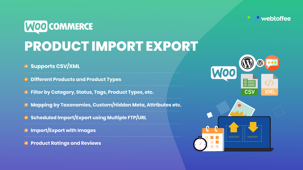WooCommerce Product Import Export Plugin premium version