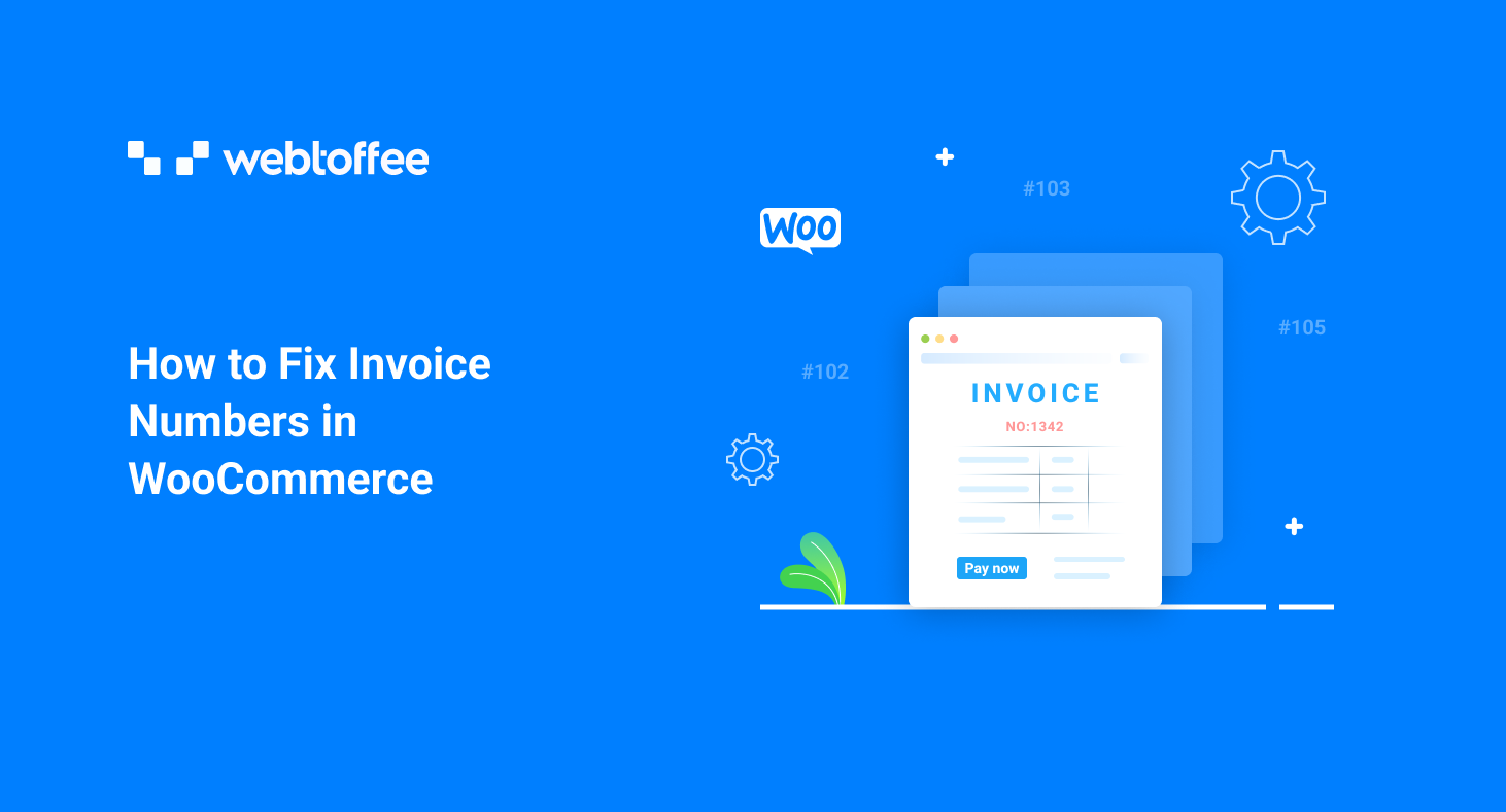 How to fix invoice numbers in WooCommerce