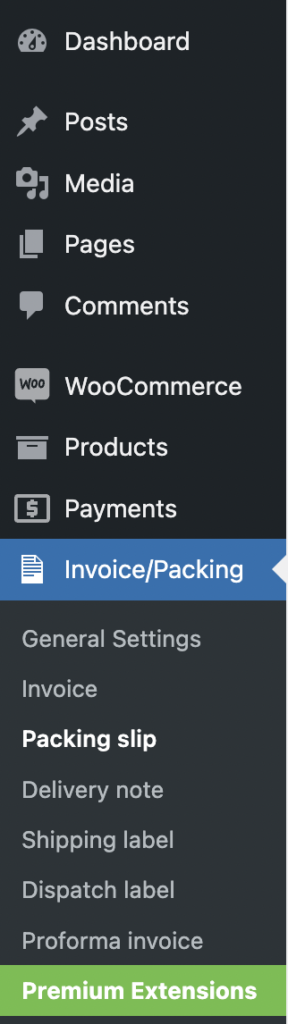 WooCommerce invoice or packing plugin