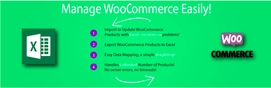WordPress product excel import & export for woocommerce