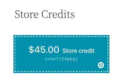 residual amount in WooCommerce store credit voucher