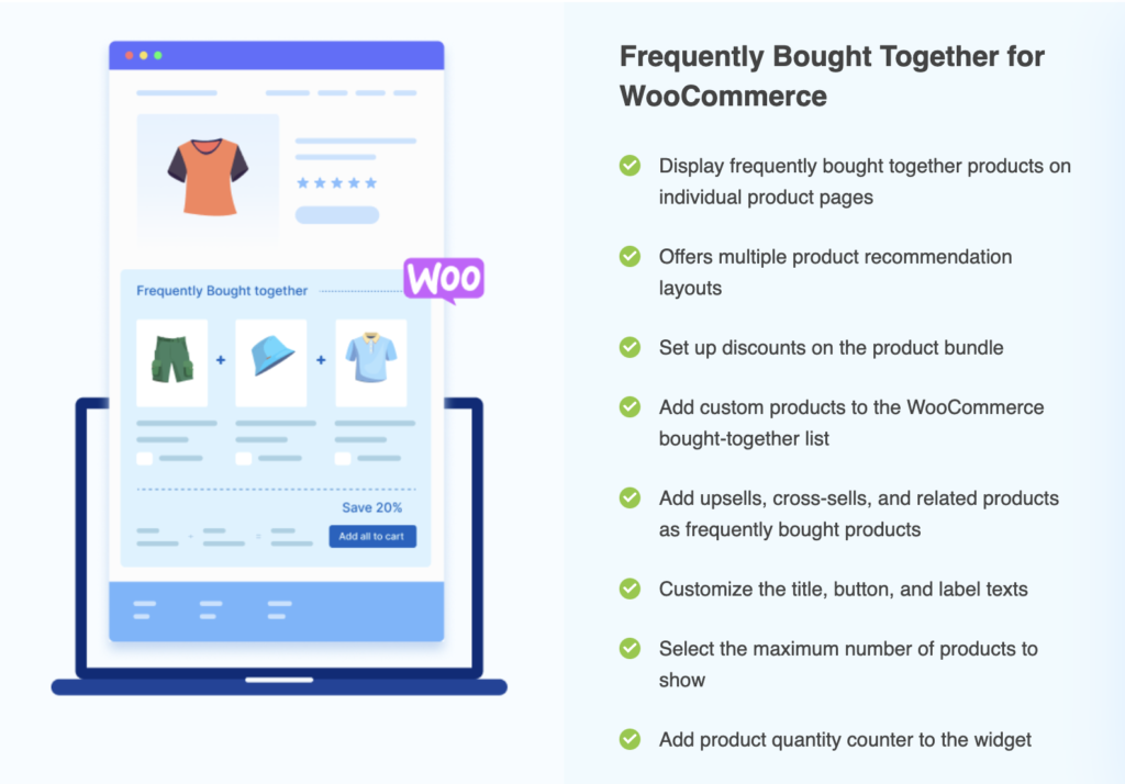 Frequently bought together plugin for WooCommerce