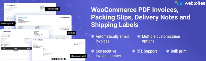 Basic version of WooCommerce PDF Invoice & packing slip