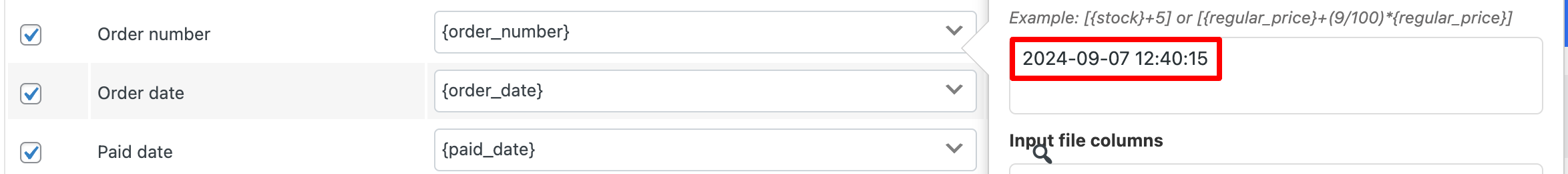 Modifying date format