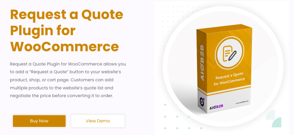 request a quote plugin for woocommerce by aiob2b