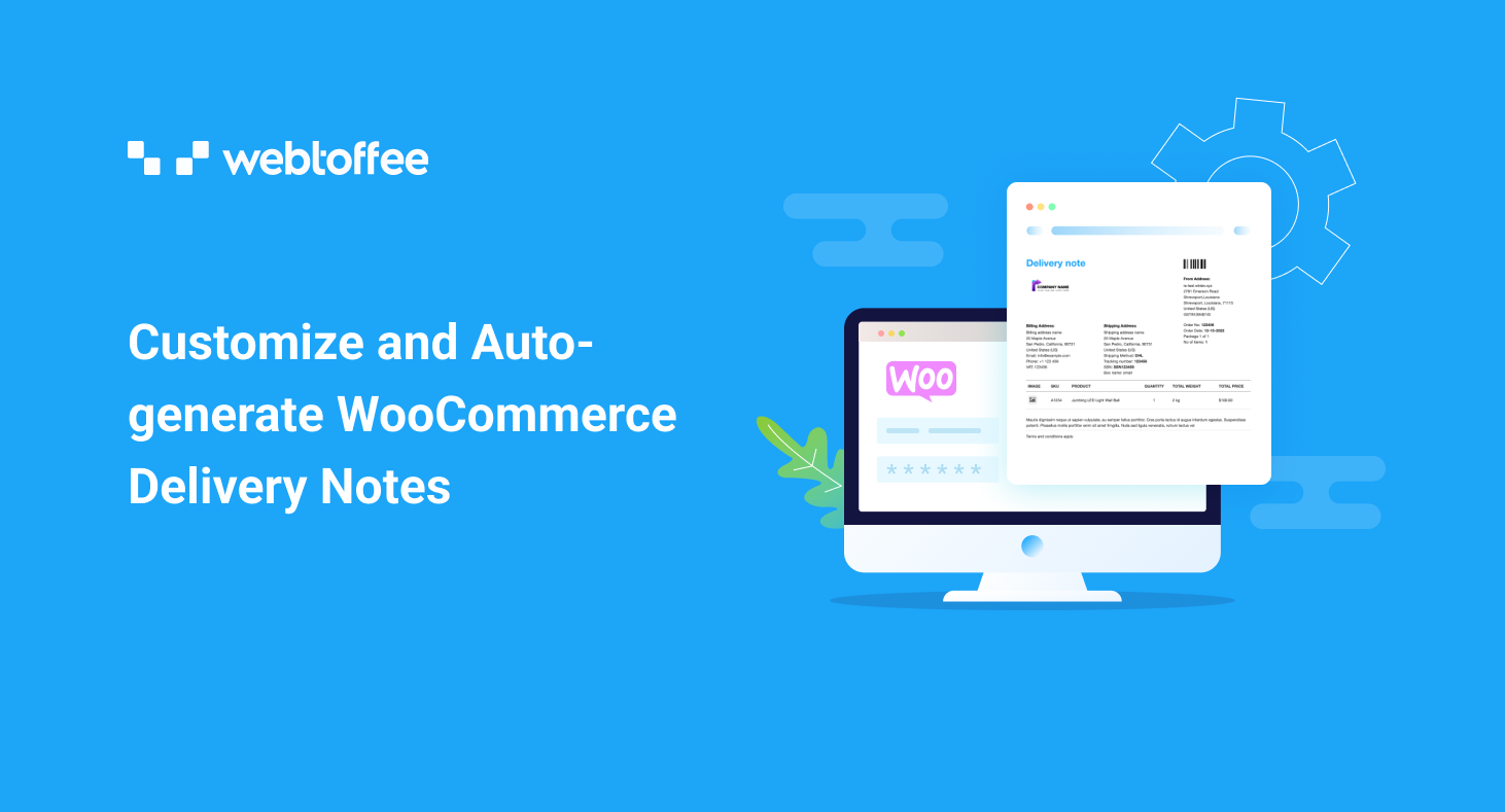 How to customize and auto-generate WooCommerce delivery notes? 