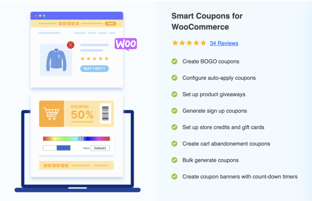 Smart Coupons for WooCommerce premium plugin