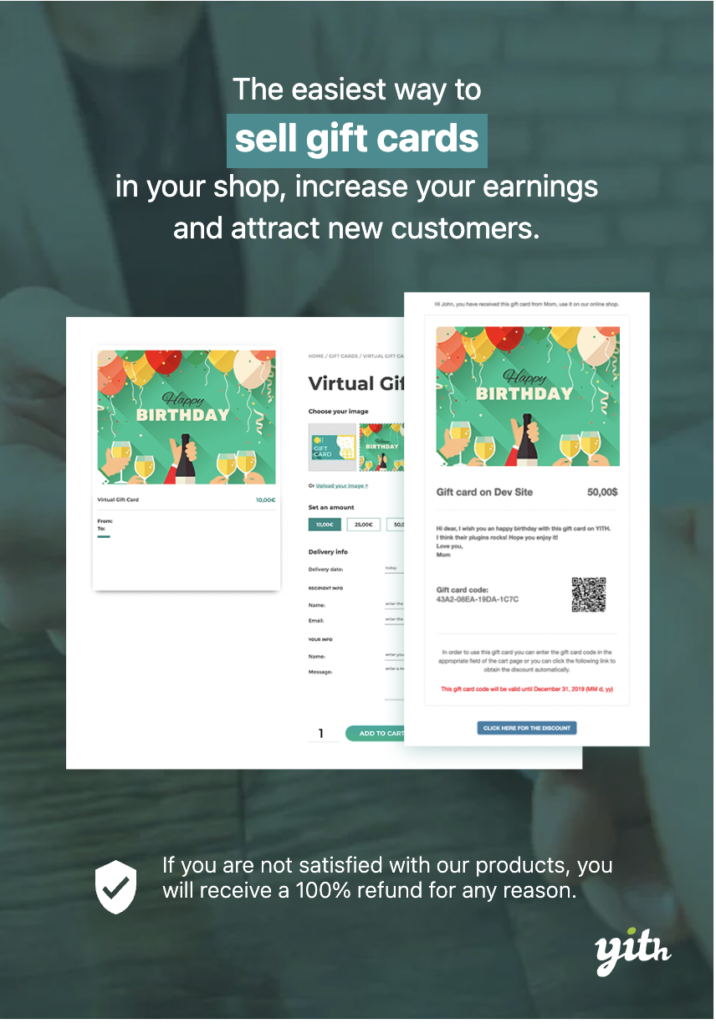 YITH WooCommerce gift cards plugin