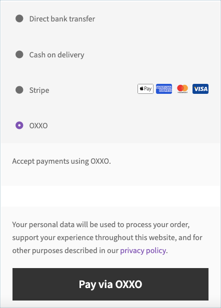 Oxxo cash sales