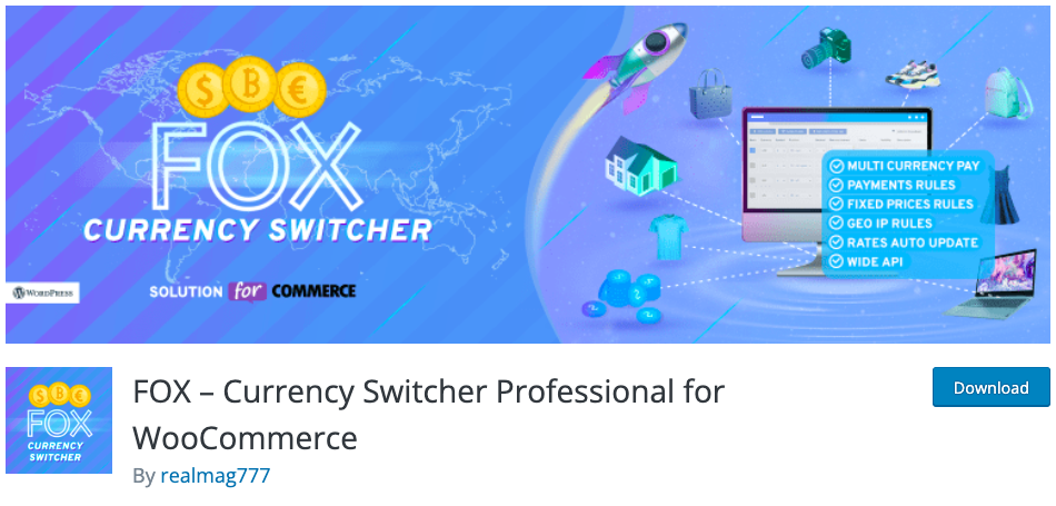 fox currency switcher for woocommerce