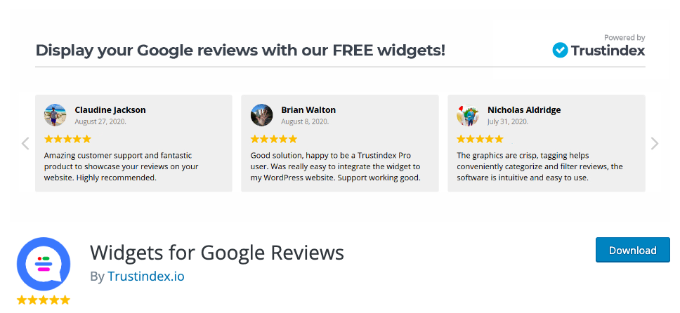 widgets for google reviews 