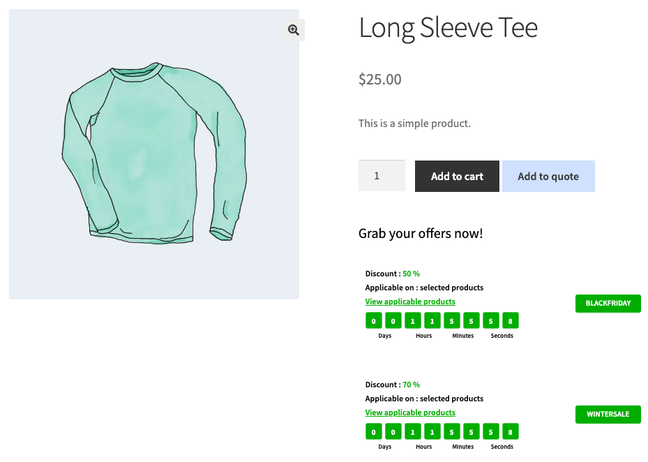 example for display coupon in woocommerce 