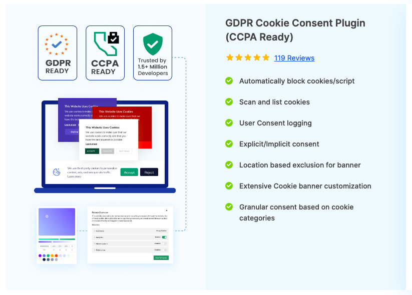 gdpr cookie consent plugin 