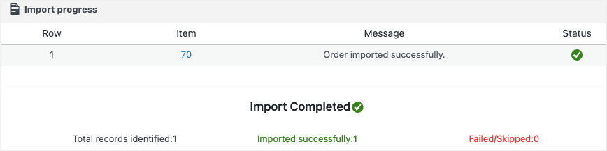 new-order-imported successfully using the import export plugin
