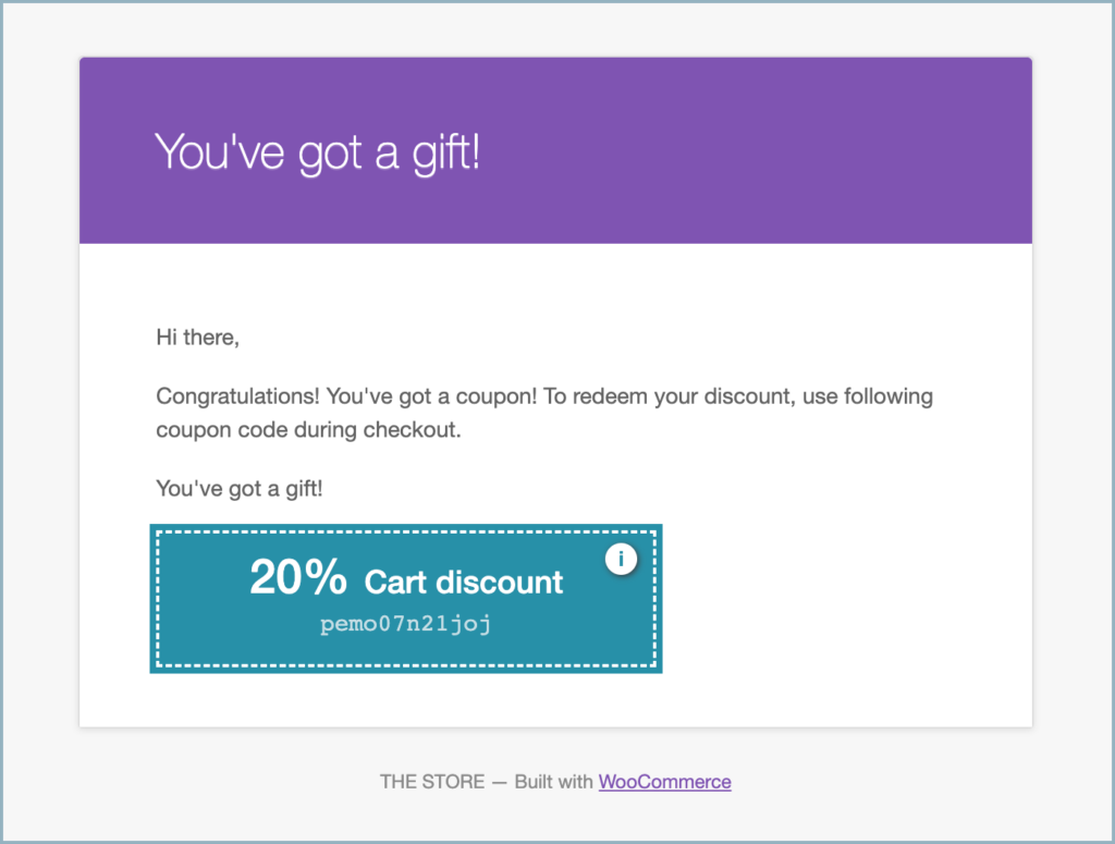 WooCommerce Email Template
