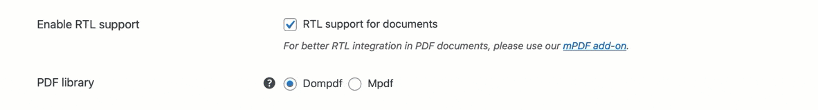 Switching PDF library to Mpdf