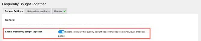 FBT- General settings