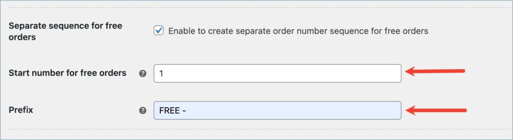 Adding a starting number and a prefix for the sequence