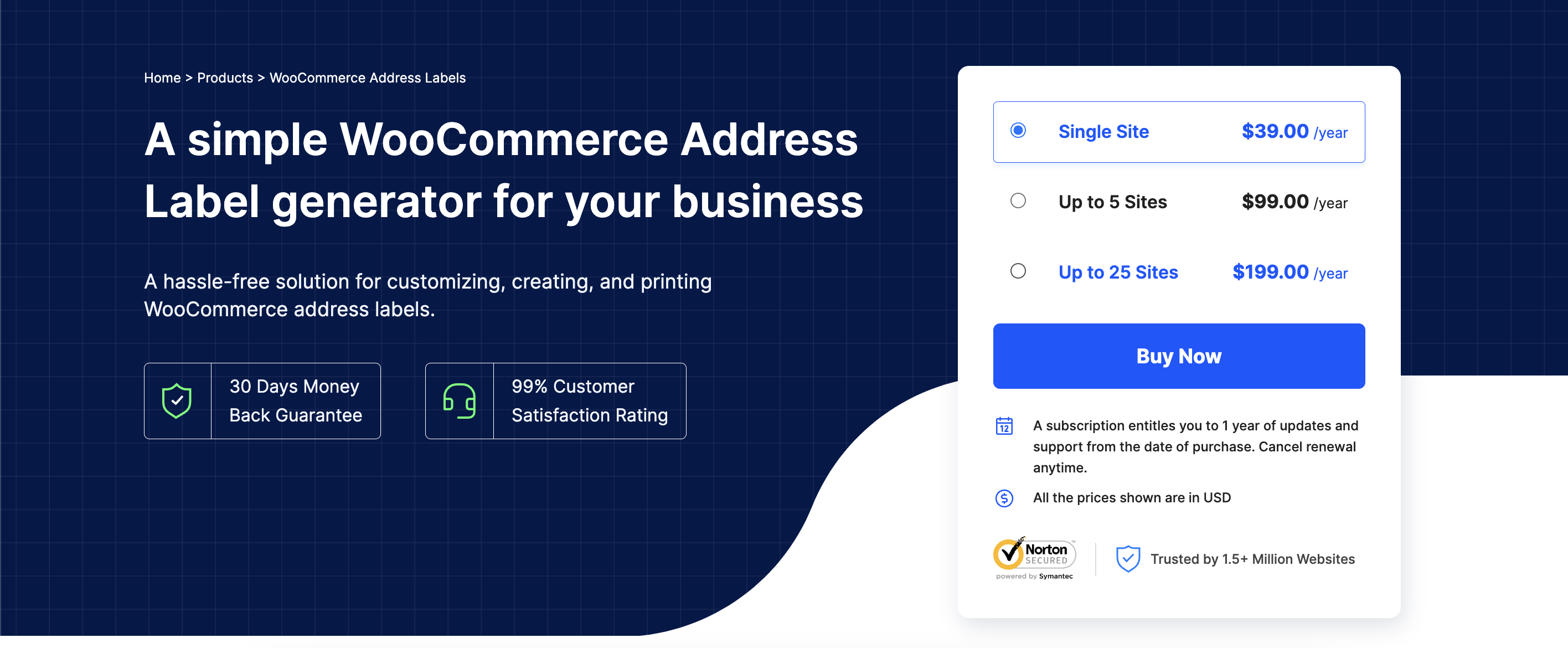 WooCommerce Address Labels