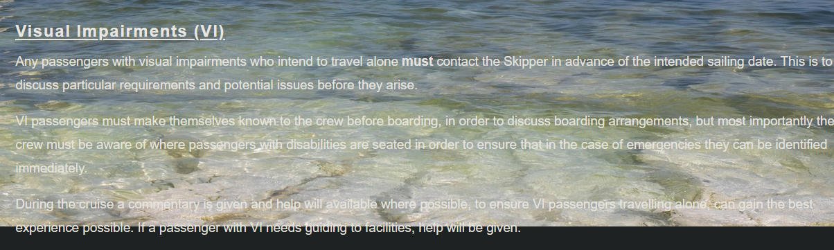 Example of Common accessibility mistake