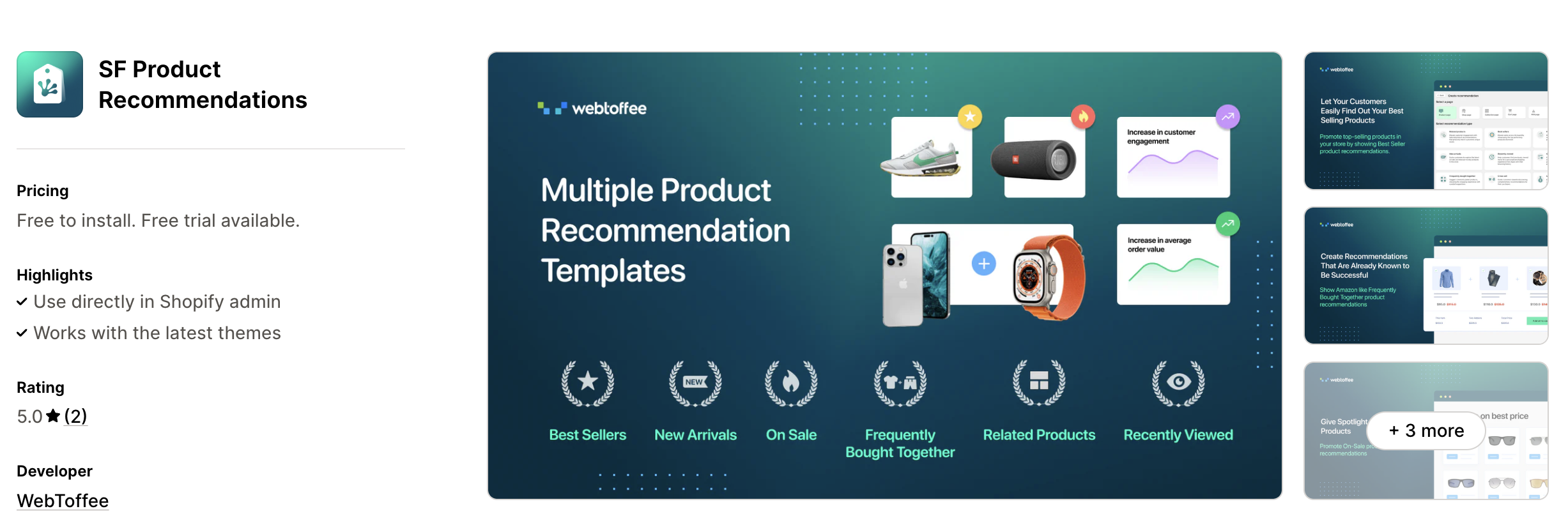 StoreFrog – Shopify Product Recommendations App