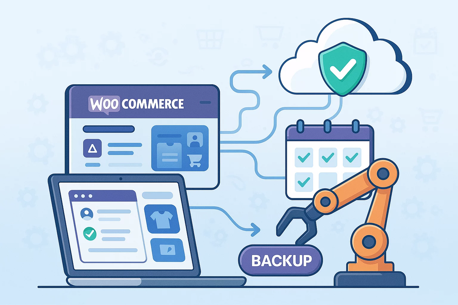 Automating WooCommerce backup