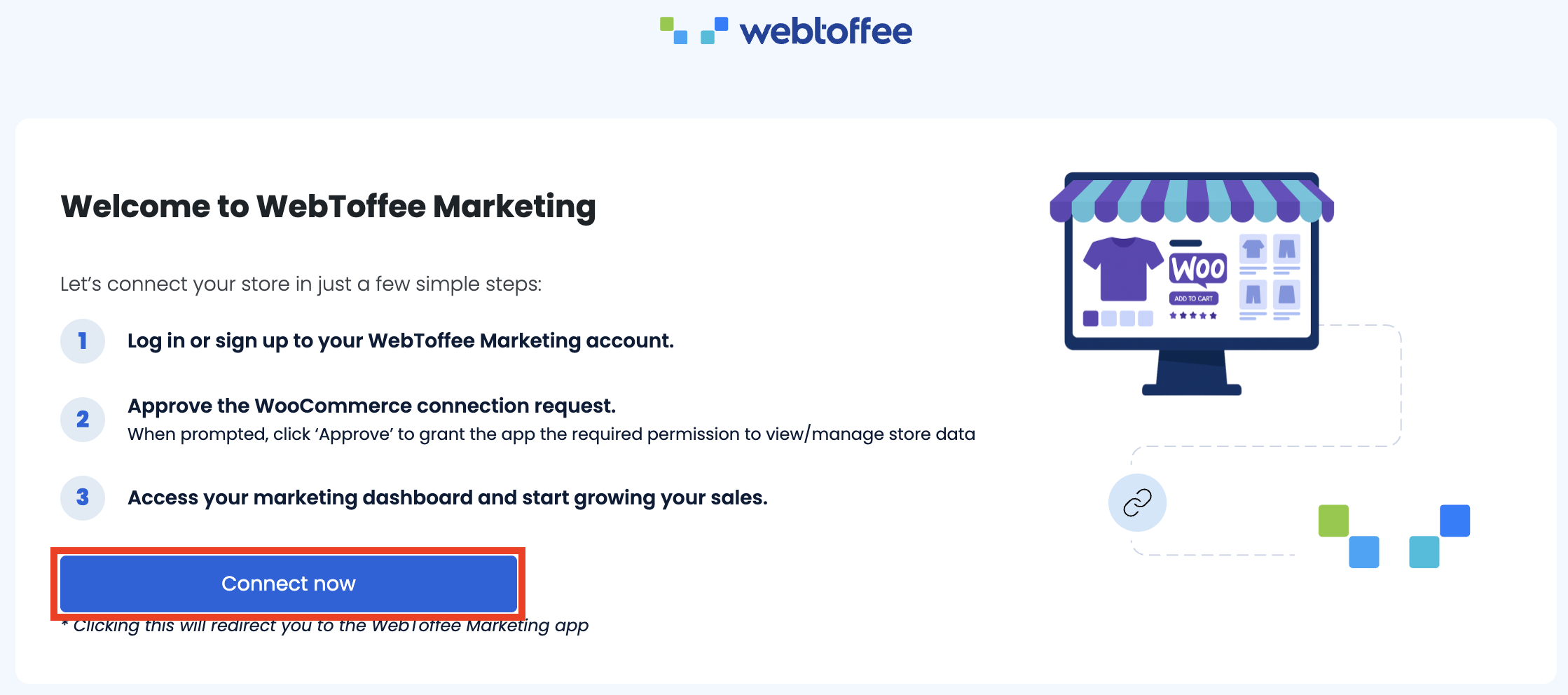 Connect WebToffee Marketing App with WooCommerce