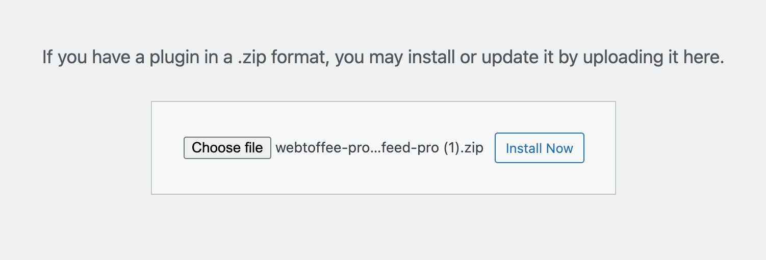 Installing the plugin