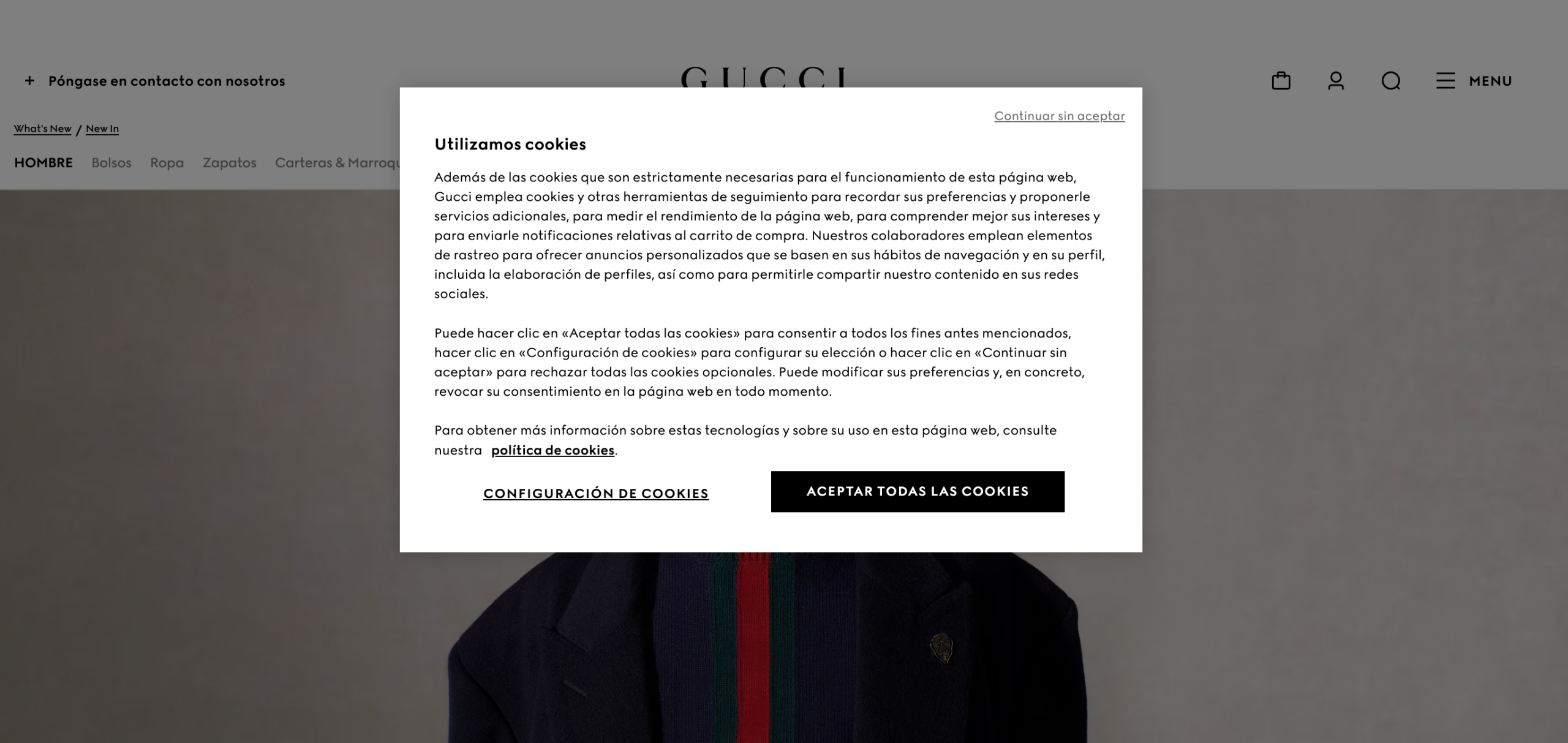 multilingual cookie banner example