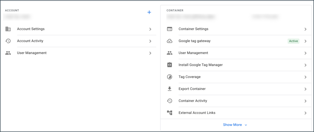 Google Tag Gateway - Active