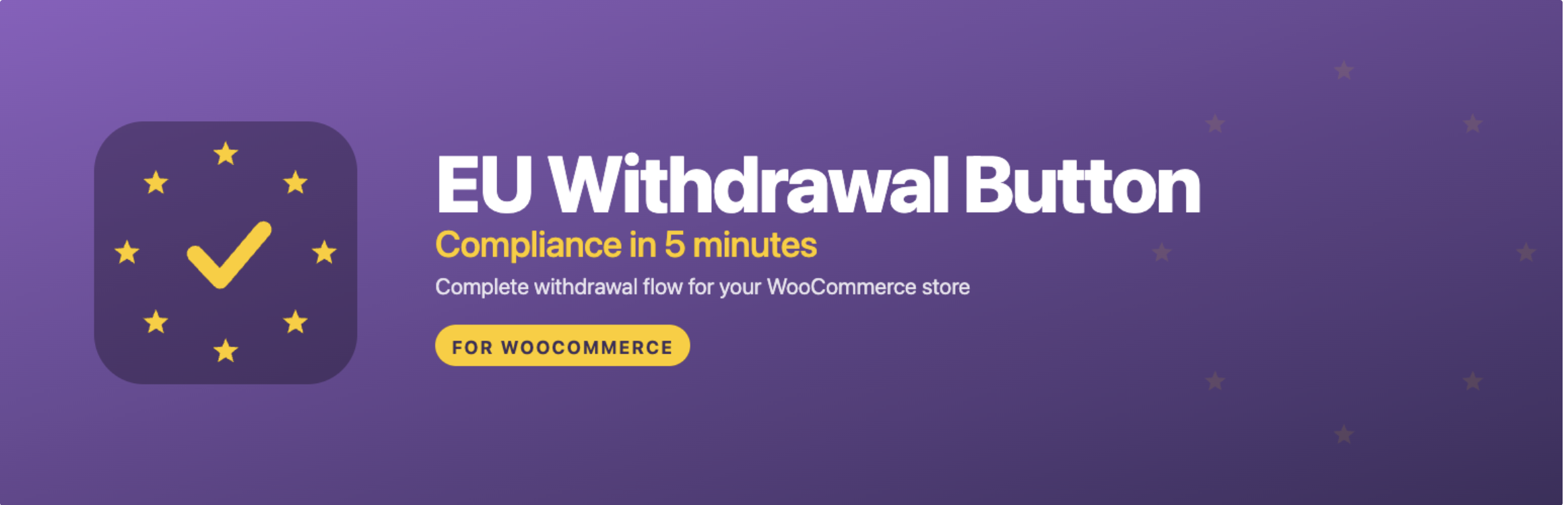 EU Withdrawal Button for WooCommerce