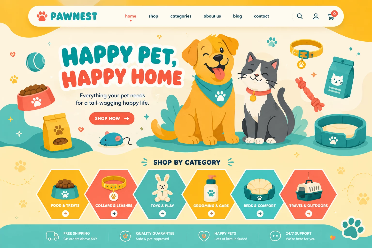 Pet Food and Accessories