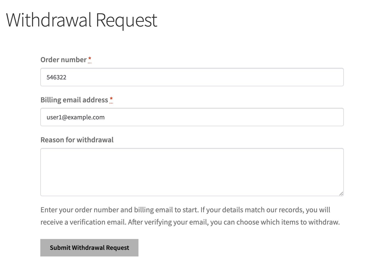 Guest Withdrawal