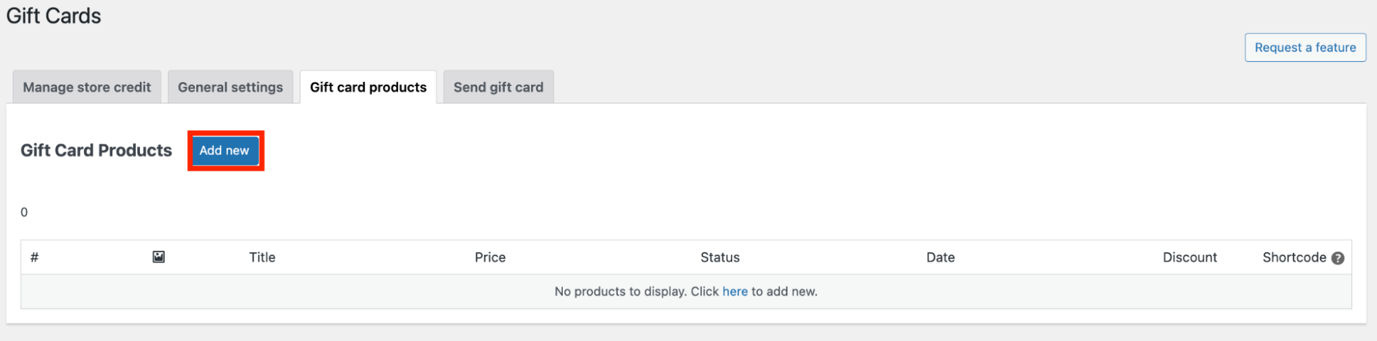 Add a New Gift Card Product to WooCommerce