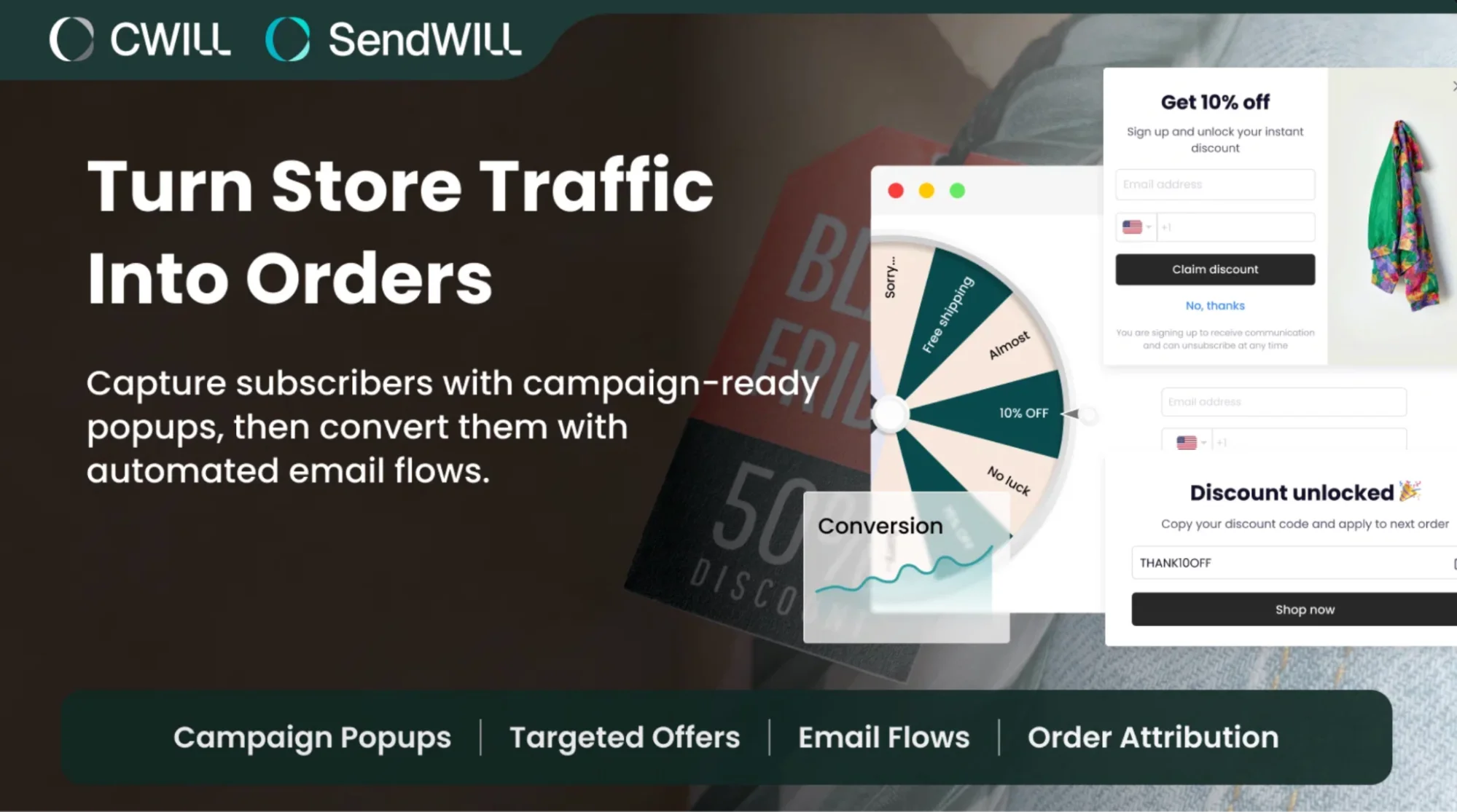 CWILL Popup Email Marketing