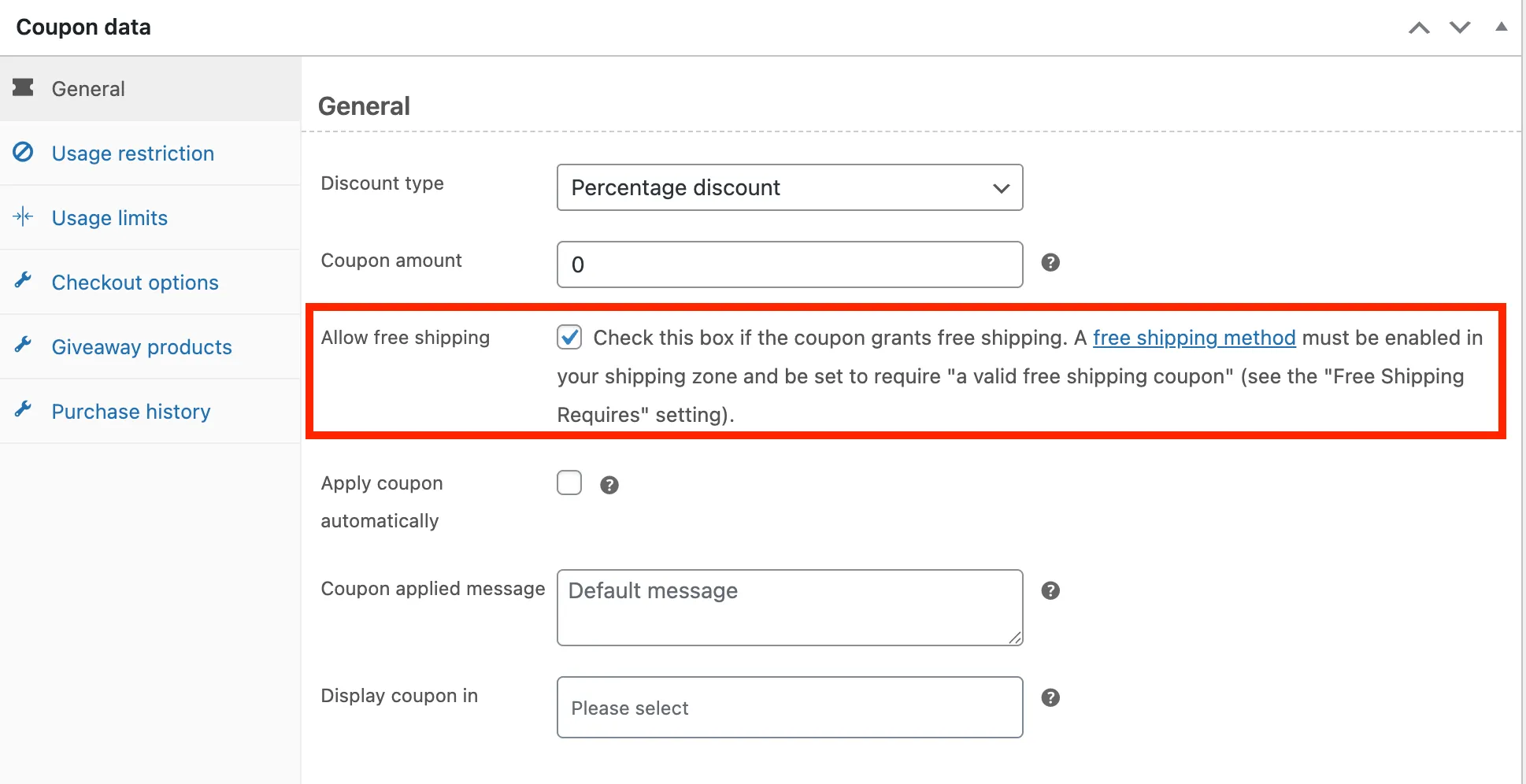 Free Shipping Coupons