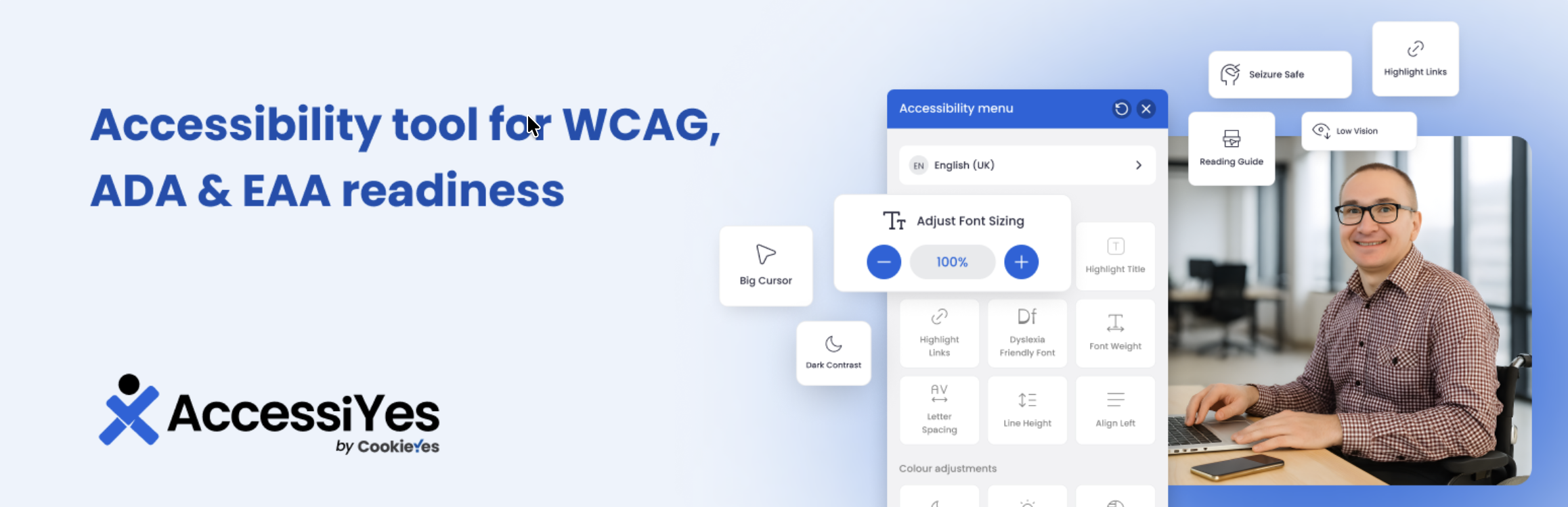 AccessiYes Accessibility Widget by CookieYes