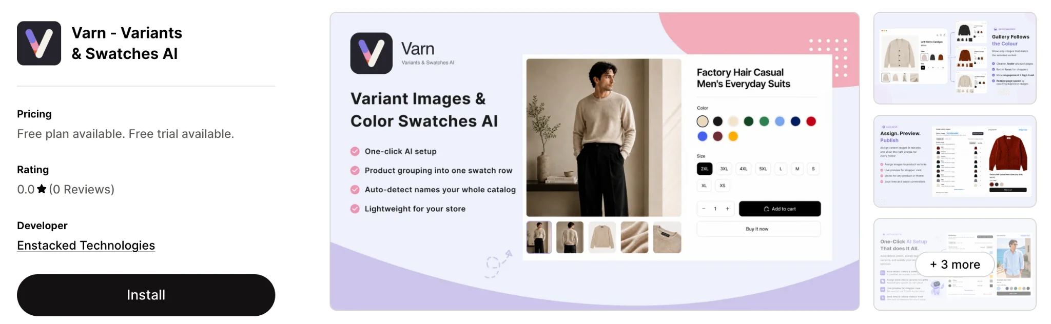 Varn – Variants & Swatches AI